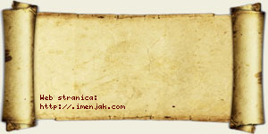 Anica Vasiljković vizit kartica